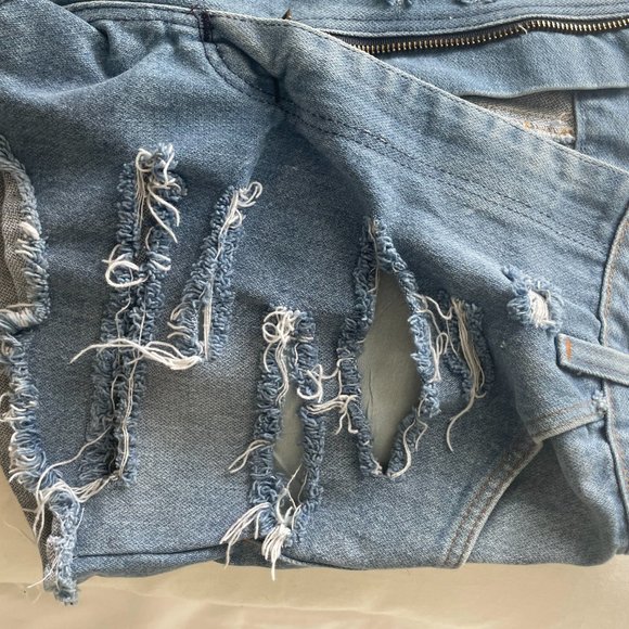 Aritzia Wrangler Ripped Cut off Shorts - Picture 4 of 7